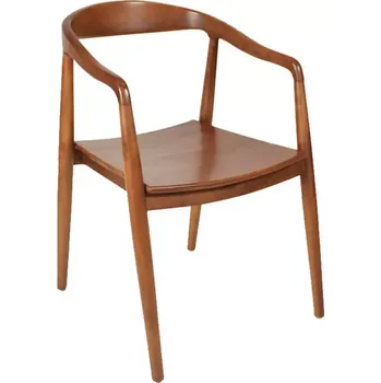 Křeslo Křeslo retro s dřeveným sedákem Medová