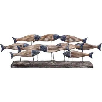 Houf modrých rybiček