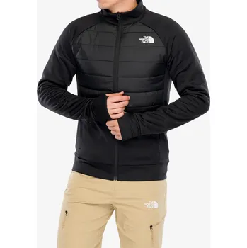 Hybridní bunda The North Face Reaxion 2.0 Fleece Hybrid Full Zip Jacket - tnf black heather