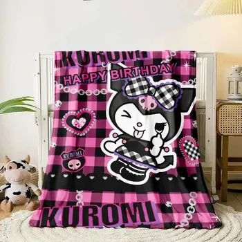 Dětská deka Kuromi měkká anime deka na spaní 150x180cm