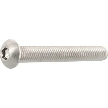 Šroub Šroub s čočkovitou hlavou inbus ISO7380-1 M8x80, nerez A2-070 (100 ks)