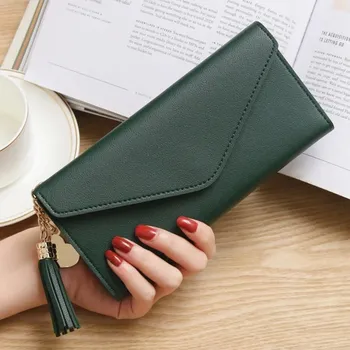 Peněženka Elegantní dlouhá peněženka se srdcem | dámská peněženka, dlouhá peněženka - GN