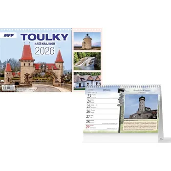 Kalendář Toulky naší krajinou kalendář 2026 - stolní kalendář