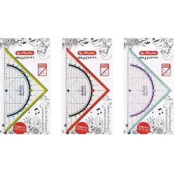 pravítka Herlitz Trojúhelník plastový 16cm (11367950)