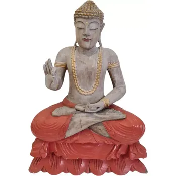 Buddha červený 4 50 cm