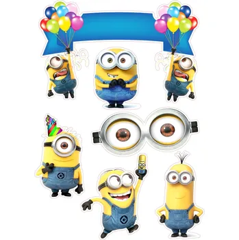 Jedlá dekorace na dort MIMONI-19 Materiál: Jedlý papír