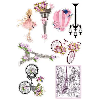 Jedlá dekorace na dort SILUETY BAREVNÉ-31 Materiál: Jedlý papír