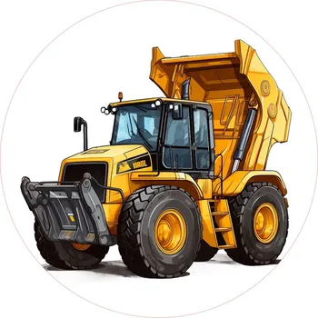 Jedlá dekorace na dort STROJE-06 Materiál: Jedlý papír