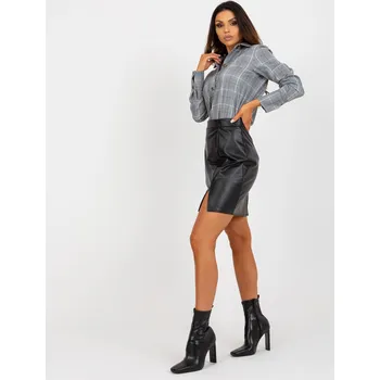 Dámská sukně Skirt-LK-SD-509187.92P-black LAKERTA černá | bílá | šedá 3392679