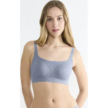 Podprsenka Podprsenka Sloggi Zero Feel Bliss Top modrošedá XXL