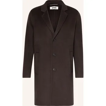 Pánský zimní kabát Drykorn Pánský Vlněný Kabát Skolan, tmavě hnědá, 44