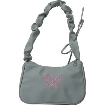 Kabelka Vyšívaná mašlová kabelka s motýlem | ramenní taška, makeup taška - GN