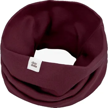 Doke Dětský nákrčník organic maroon Velikost: Pro děti (12-16 let)
