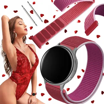 Řemínek na hodinky Řemínek ChronSmarta pro Realme 18mm růžový