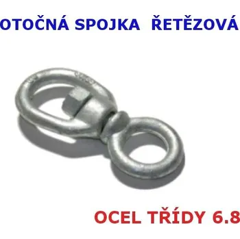 Otočné oko - spojka pro řetěz - M16 - nosnost 1600 kg, žárový zinek