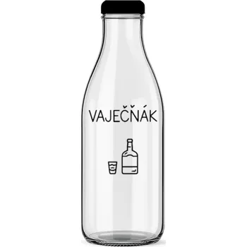 Láhev Úklid pro klid Skleněná lahev VAJEČŇÁK 1 l