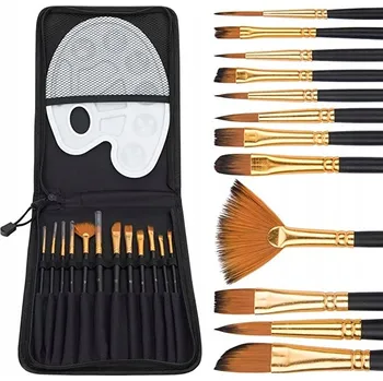 Vrták ŠTĚTCE UMĚLECKÉ MALÍŘSKÉ SADA 12 Ks PALETA