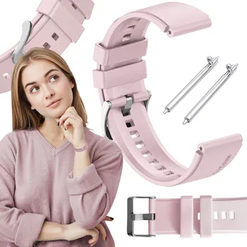 Příslušenství k chytrým hodinkám Řemínek pro Garmin Fenix 7 / Fenix 7 Pro Solar chytré hodinky světle růžový řemínek