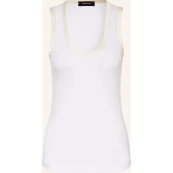 Fabiana Filippi Dámský Žerzejový Top, bílá / krémová, 34