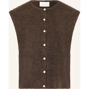 Dámská vesta Neo Noir Dámská Pletená Vesta Everest, hnědá, 42