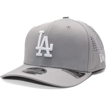 Kšiltovka Kšiltovka New Era - MLB Perforated 9SEVENTY Stretch-Snap - LA Dodgers - Grey velikost One Size (56-59 cm)