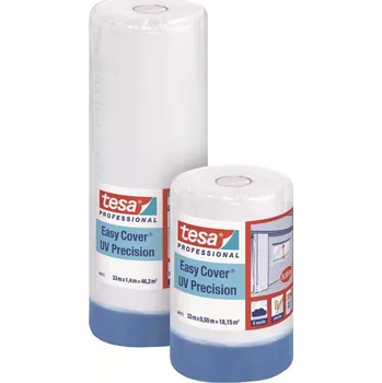 Zakrývací fólie na malování Zakrývací fólie Tesa Fólie zakrývací, 33 m x 1400 mm, Easy Cover Precision, Professional TESA