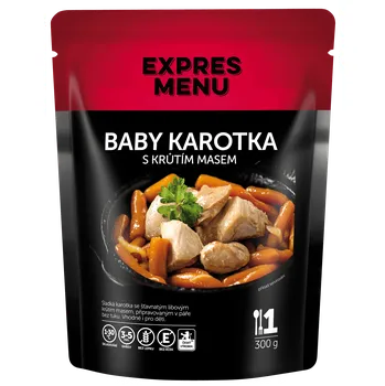 EXPRES MENU Baby karotka s krůtím masem 300 g