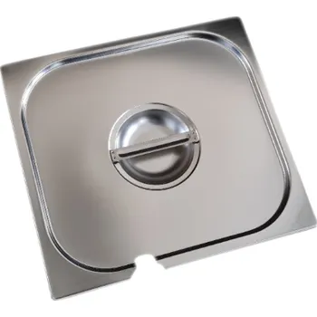 Dóza na potraviny TOMGAST Víko nerezové s výřezem na naběračku GN 1/2 VL-12001 L