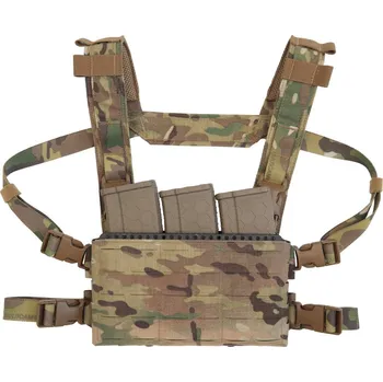 Pánská vesta Combat Systems Taktický hrudní nosič - Tactical Micro Chest Rig Barva: Černá, Kalibr: MP7/MPX/Scorpion EVO