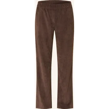 Mac Dámské Manšestrové Kalhoty Chiara, tmavě hnědá, 52