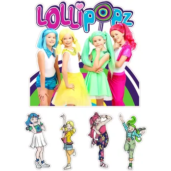 Jedlá dekorace na dort LOLLIPOPZ-05 Materiál: Jedlý papír