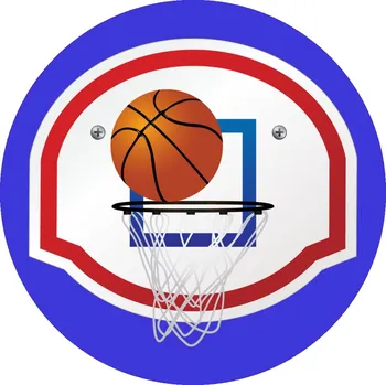 Jedlá dekorace na dort BASKETBALL-10 Materiál: Jedlý papír