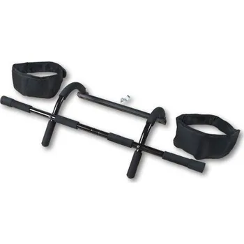 Posilovací hrazda k zavěšení do dveří, nosnost 100 kg, pro dveře 60-80 cm