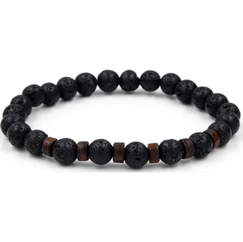 Náramek Přírodní korálkový náramek s tiger eye | minerální náramek, pánský náramek - N