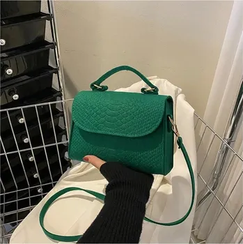 Kabelka Dámská retro crossbody kabelka | trendy kabelka, crossbody kabelka - Zelený