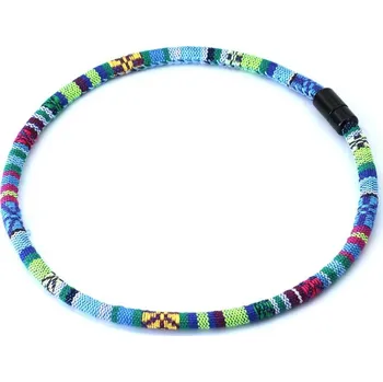 Náhrdelník Pánský boho náhrdelník v surf stylu | náhrdelník, doplněk - Světle modrá