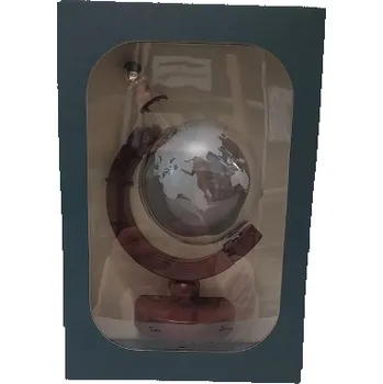 Dárková karafa Globus 0,35l-hnědá