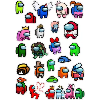 Jedlá dekorace na dort AMONG US-13 Materiál: Jedlý papír