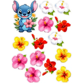 Jedlá dekorace na dort STITCH-02 Materiál: Jedlý papír