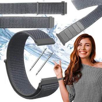 Příslušenství k chytrým hodinkám Řemínek pro Garmin Fenix 7 / Fenix 7 Pro Solar chytré hodinky šedý řemínek 22mm