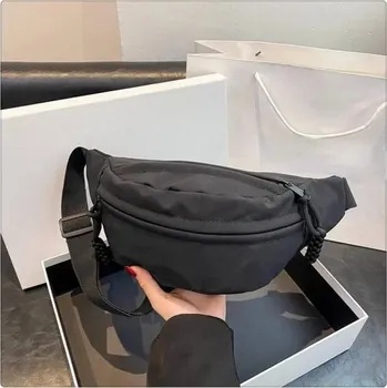 Ledvinka Dámská voděodolná crossbody ledvinka | dámská taška, sportovní ledvinka - Černý