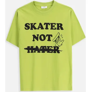 Dětská móda Dětské tričko zelené chlapecké T-Shirt velikost 146 Coccodrillo ZC5