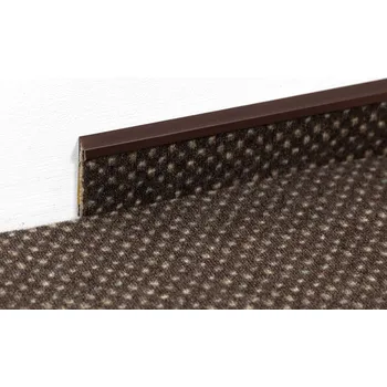 soklová lišta Bolta kobercová soklová lišta 302 Hnědá, délka 2,5 m