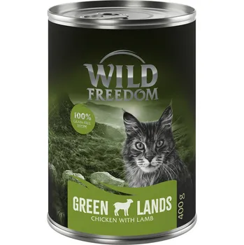 6x400g Wild Freedom Adult - Green Lands - jehně & kuře