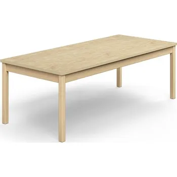 Psací stůl Stůl DECIBEL, 1800x800x590 mm, akustické linoleum, bříza/béžová