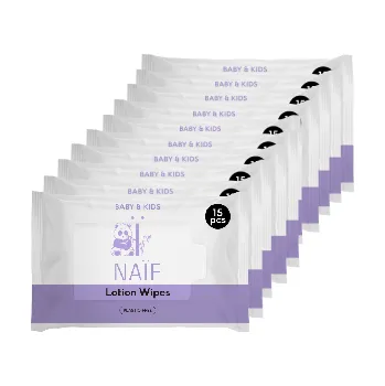 Dětský vlhčený ubrousek Vlhčené ubrousky Naïf pro miminka a děti