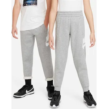 Chlapecké oblečení Dětské kalhoty Nike Club Fleece dark grey heather/base grey/white