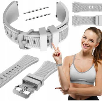 Řemínek pro Amazfit BIP 5 Unity chytré hodinky bílý řemínek 22mm s teleskopy