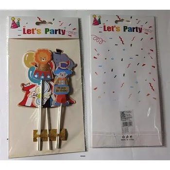 Party dekorace Toper dekorace na dort cirkus