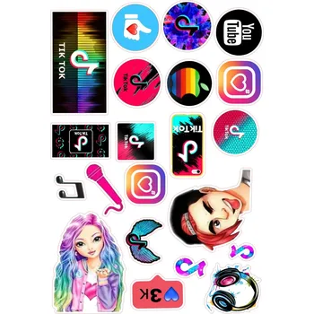 Jedlá dekorace na dort SOCIÁLNÍ SÍTĚ-05 Materiál: Jedlý papír